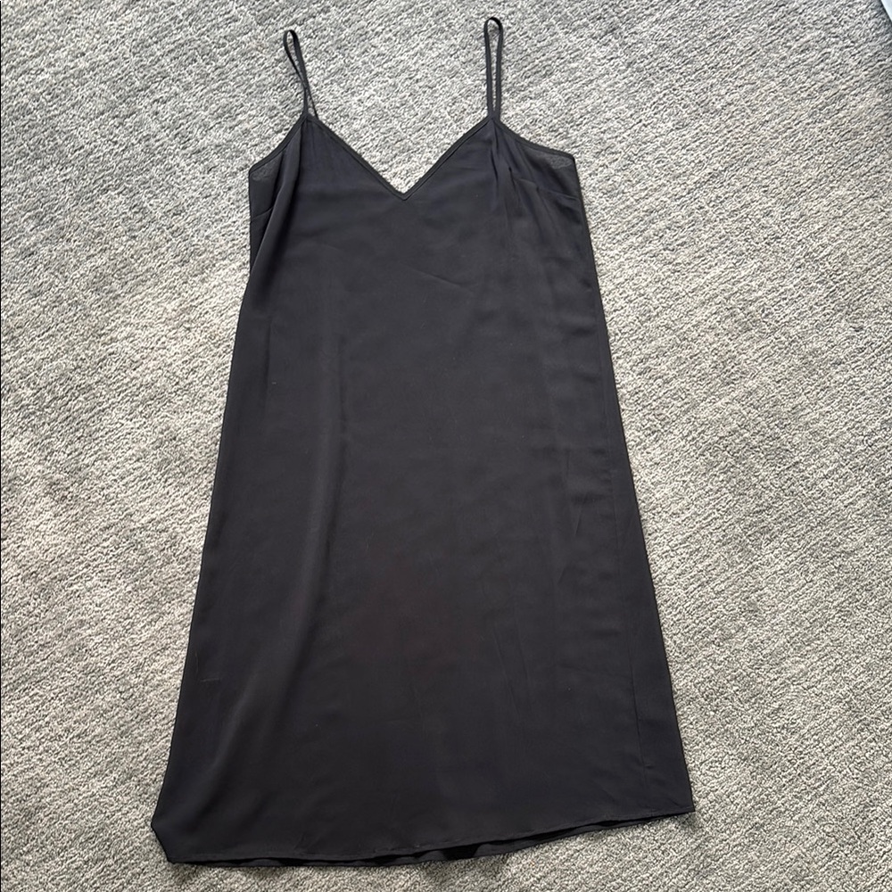 Theory size 6 Black Slip Dress